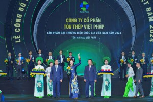 CÔNG TY CỔ PHẦN TÔN VIỆT PHÁP VINH DỰ NHẬN GIẢI THƯỞNG THƯƠNG HIỆU QUỐC GIA NĂM 2024
